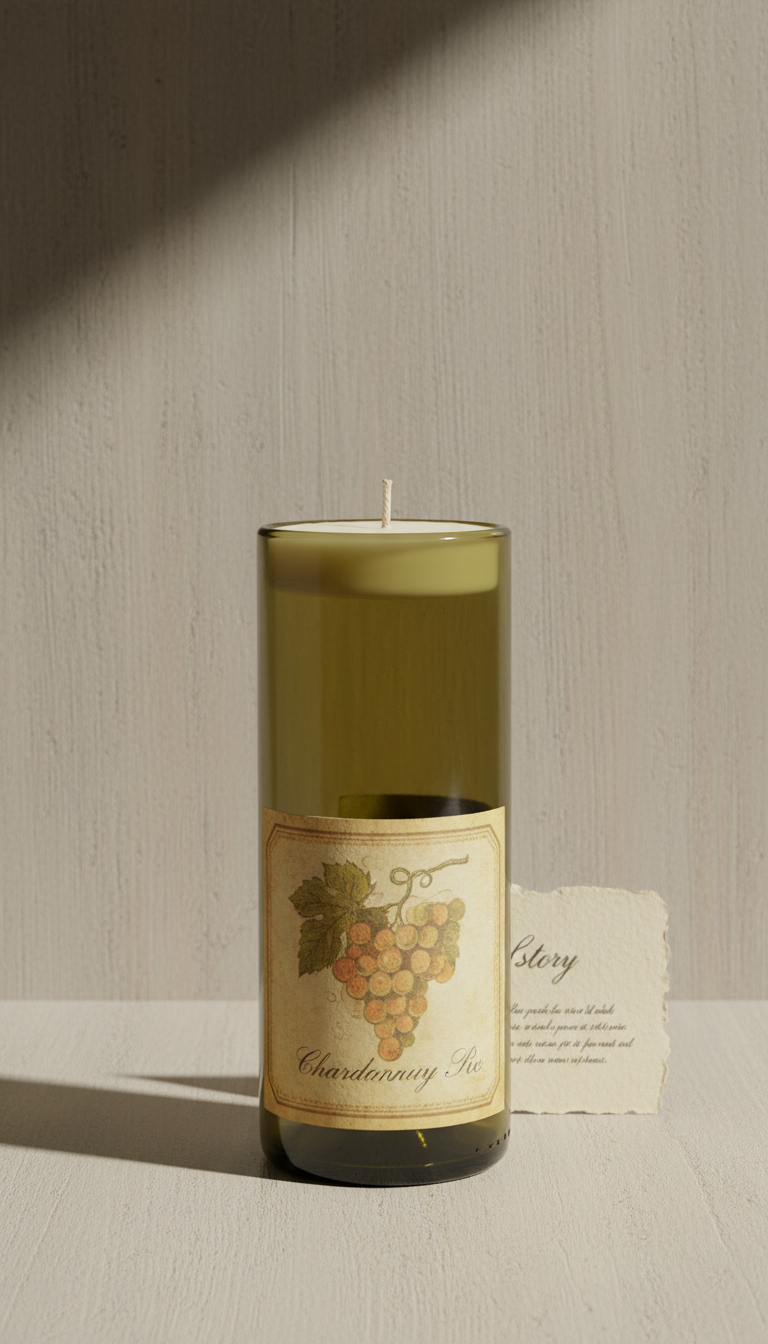 Cabernet Glass Citrus Candle